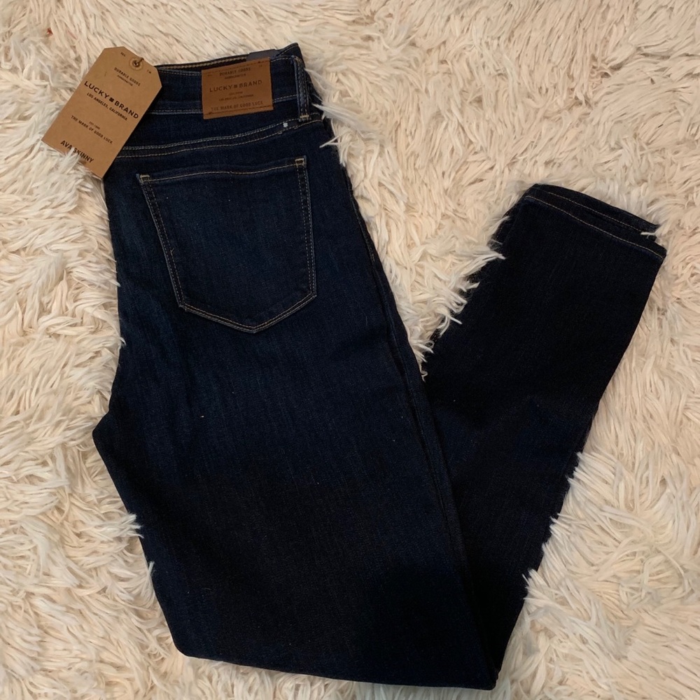 Lucky Brand Ankle Length Ava Skinny Jeans